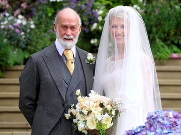 Леді Габріелла Віндзор зі своїм батьком - принцом Майклом Кентським