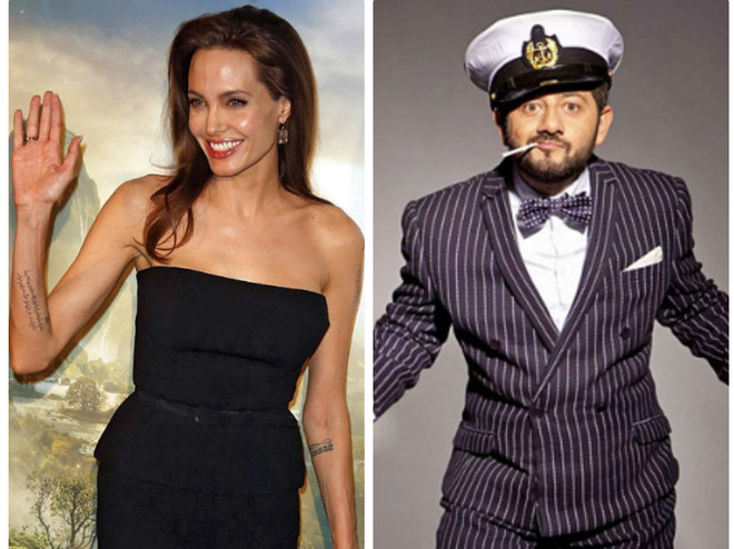 Михайло Галустян і Анджеліна Джолі