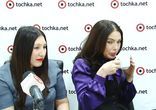 Инна Силантьева и Влада Литовченко в гостях  tochka.net