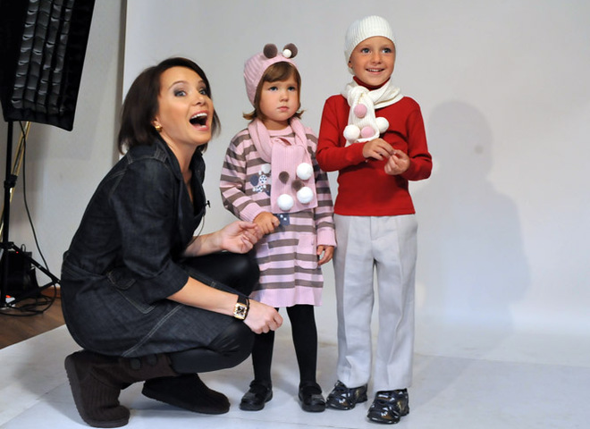 Лилия Подкопаева снялась с детьми для BabyPhotoStar