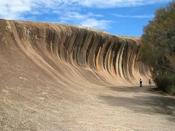 Скала-волна в Австралии