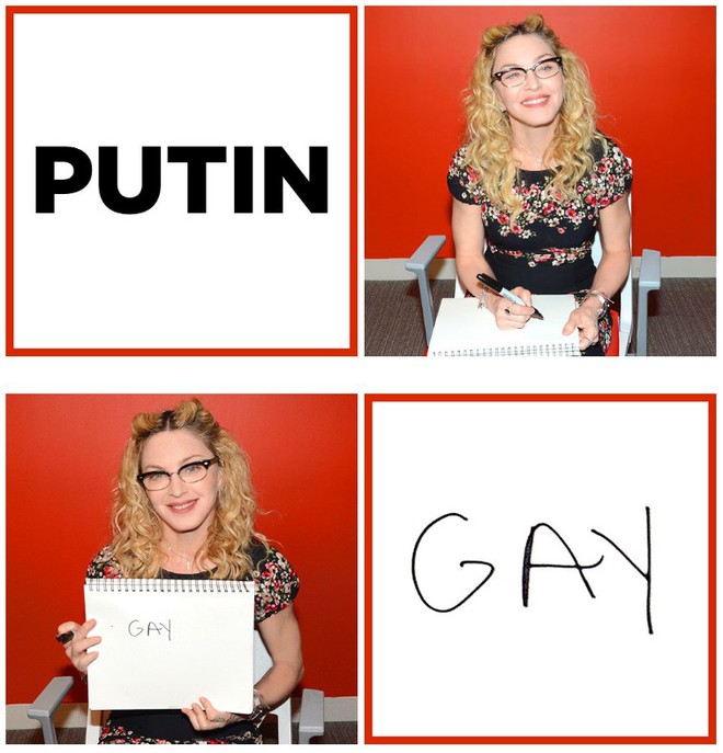 Мадонна, Владимир Путин