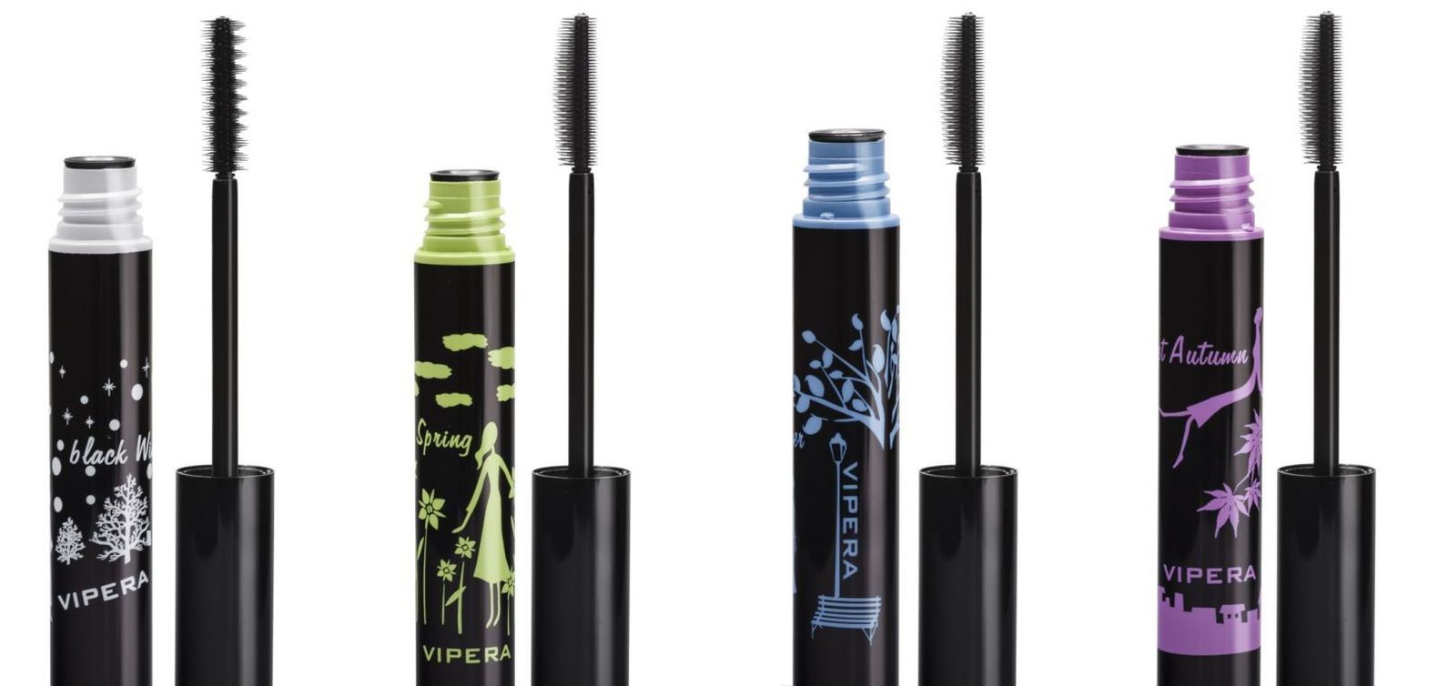 тушь для ресниц цветная