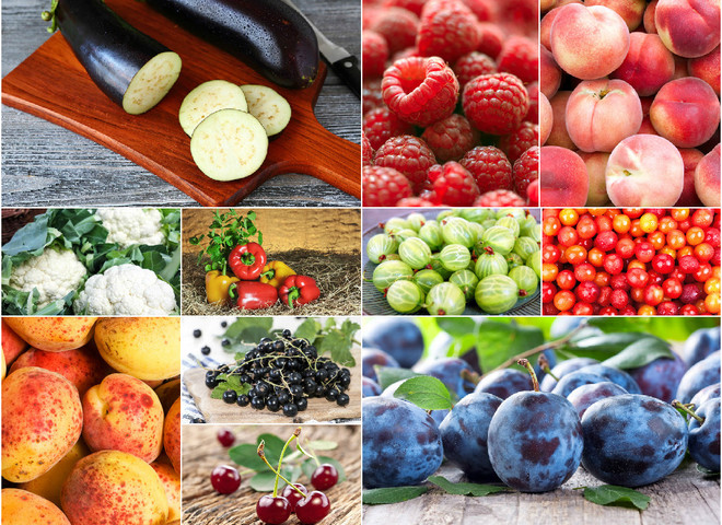 Рецепты из сезонных овощей и фруктов июля