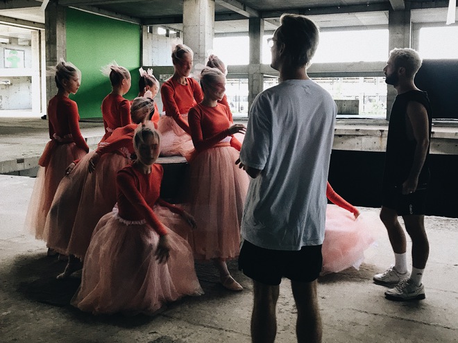 Съёмки клипа The Night Of One Star для Azora Сhin