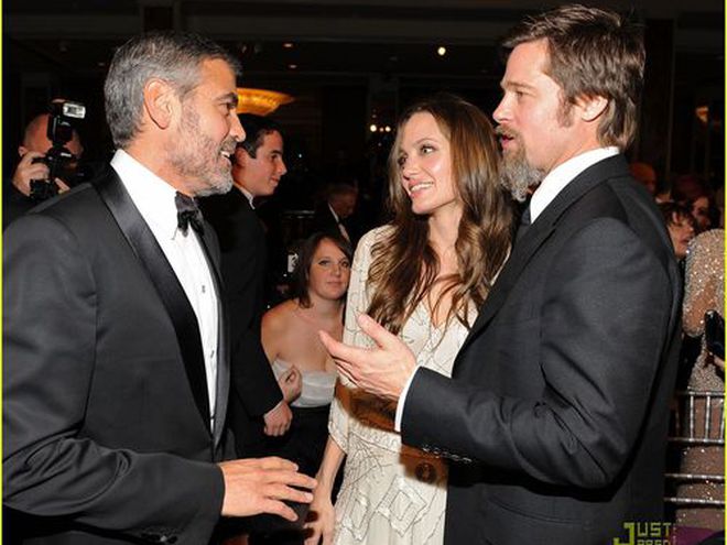 Джордж Клуни и Брэд Питт