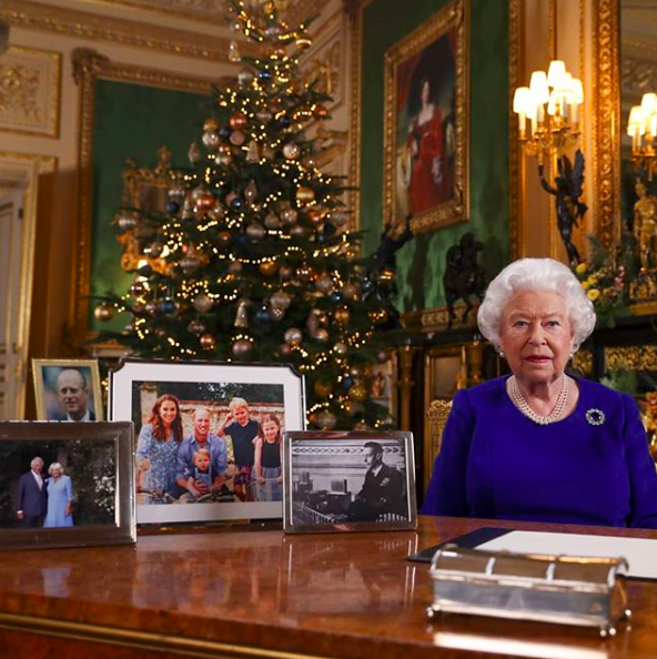 Королева Великобритании Елизавета II записала рождественское послание