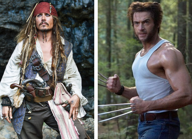 Джонни Депп и Хью Джекман