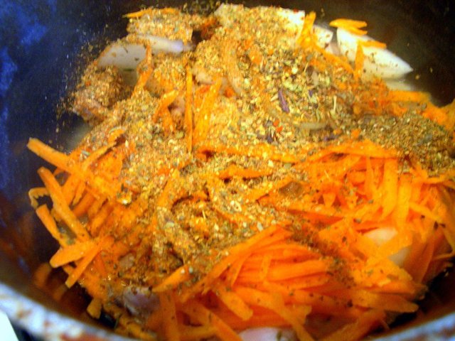 Рисовая каша а-ля плов