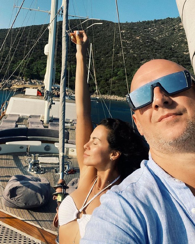 Потап и Настя Каменских  на яхте