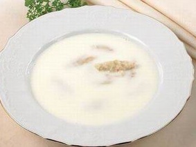Суп молочный с овсянными клецками