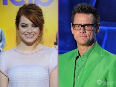 Джим Керри и Эмма Стоун