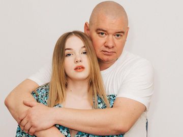 Євген Кошовий з донькою