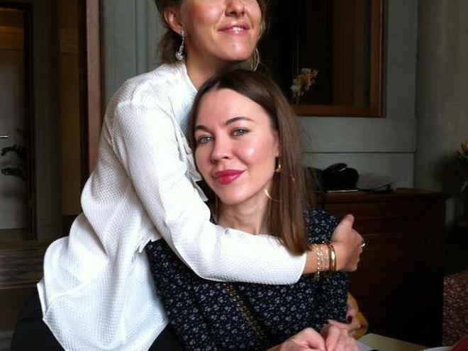 Ксения Собчак и Ульяна Сергеенко