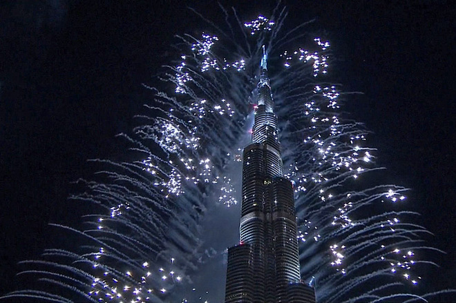 Новогодние фейерверки 2014