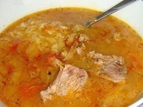 Густой грузинский суп Харчо
