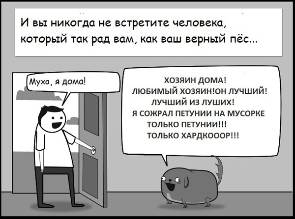 Комикс про уникальность собак