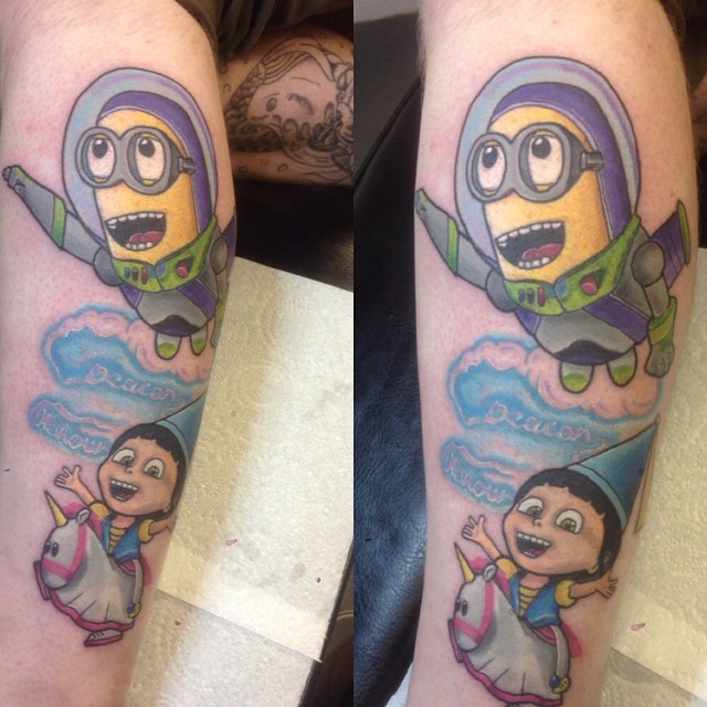 Тату миньоны