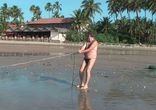 Пляж отеля Sun Flower (Saigon Cali) в Мунье - Beach of Sun Flower hote