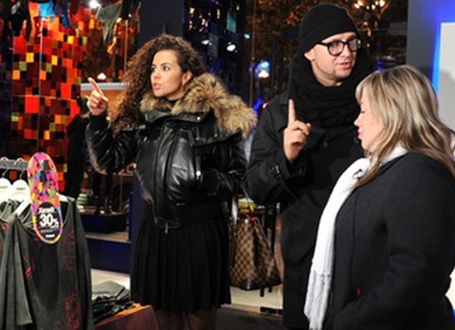 Потап, Настя и Ульяна увлеченно выбирают концертные костюмы