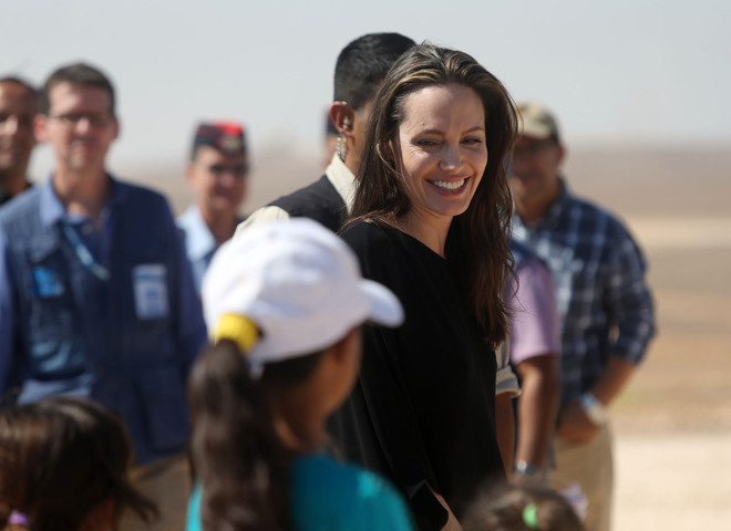 Анджелина Джоли в Камбодже