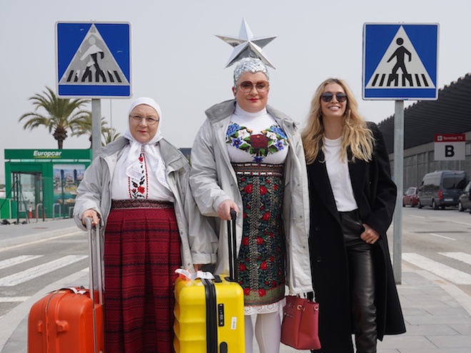 Верка Сердючка с мамой и Верой Брежневой