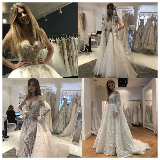 Катя Гуменюк (Ассоль) показала фото с примерок свадебного платья
