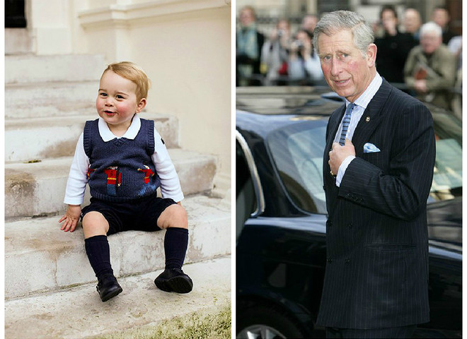 Принц Чарльз и принц Джордж