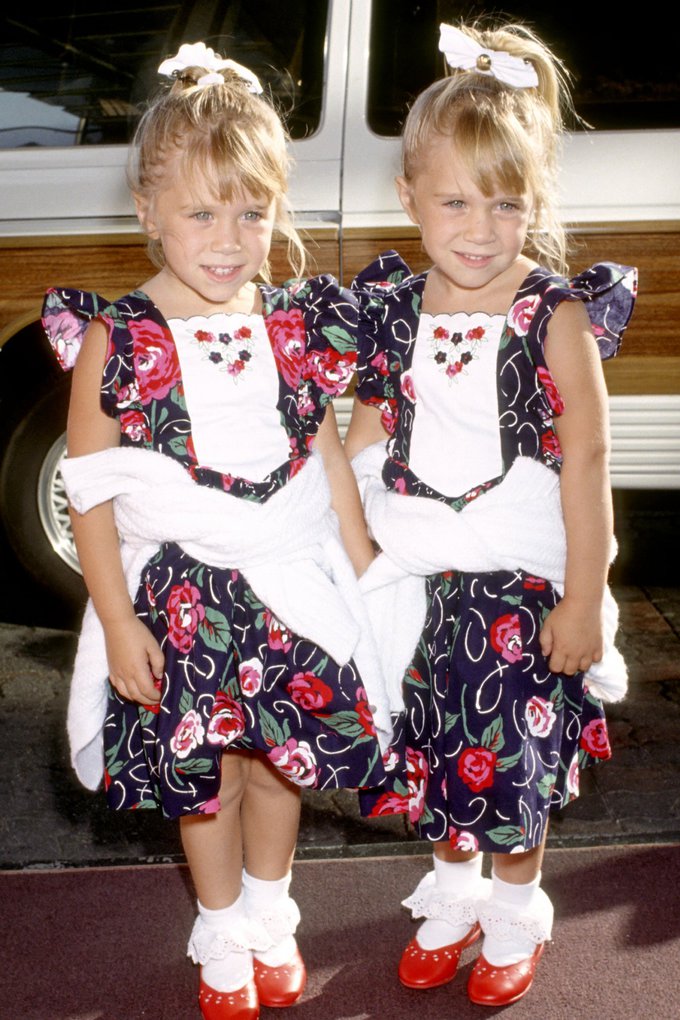 Мері Кейт і Ешлі Олсен в дитинстві (1991)