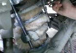 Кота спасли из плена пружинного амортизатора  [ Мир не без добрых... ]