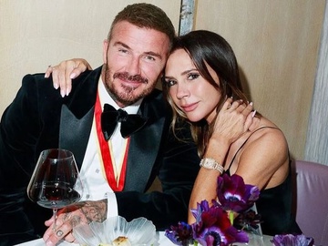 Дружина Бекхема показала, як вони відсвяткували отримання ним лицарського звання