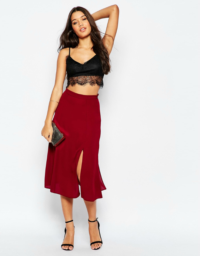 Женская мода 2016: юбки с разрезом