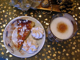 Яблочный пирог заливной