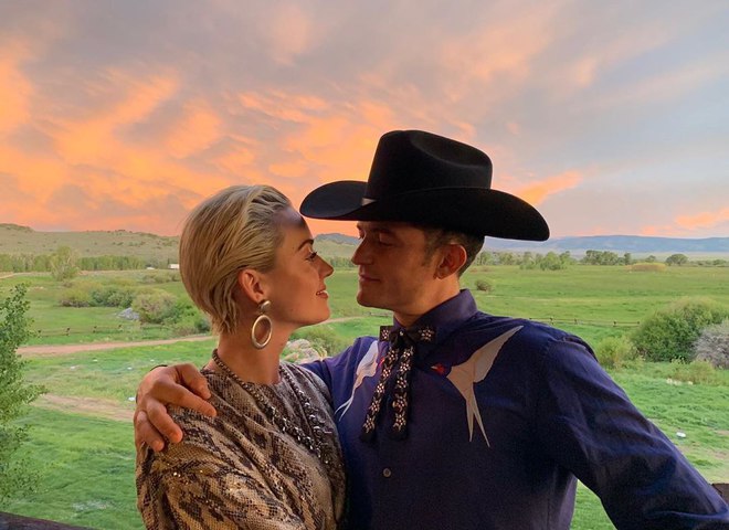 Кэти Перри и Орландо Блум