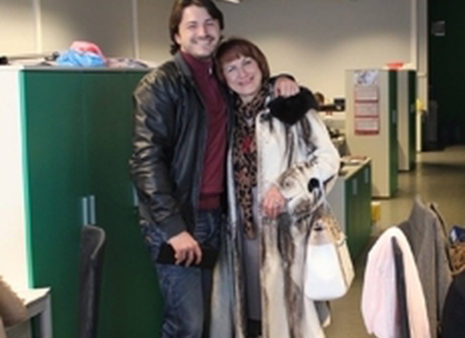 Сергей Притула с мамой