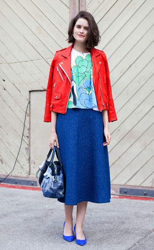 Миди-юбка: 17 ярких образов от fashion-блогеров
