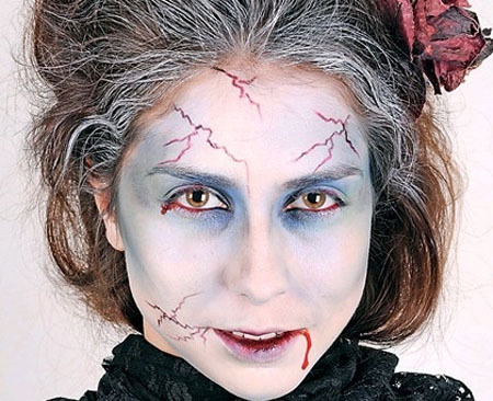Необычный макияж на Хэллоуин