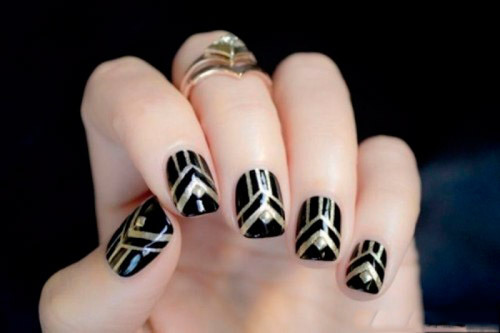 осенний маникюр 