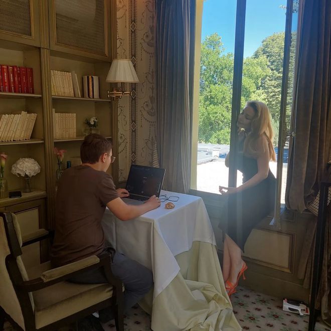 Тина Кароль с сыном