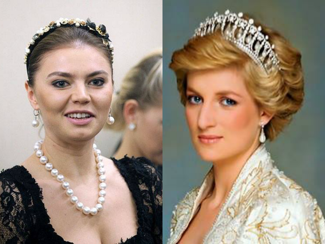 Алина Кабаева и принцесса Диана