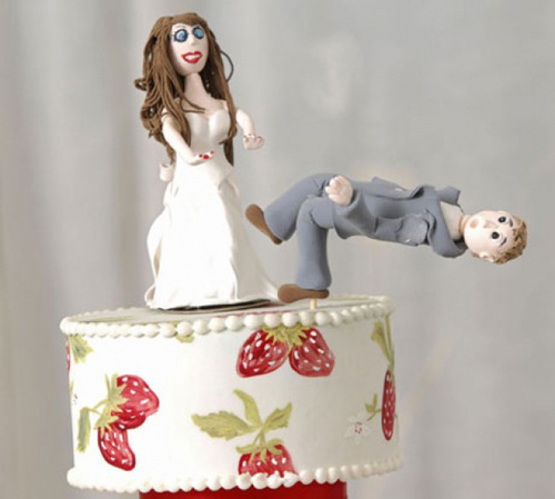 Креативные торты для разводов