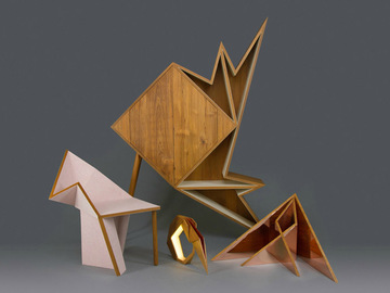 Мебель, вдохновленная оригами