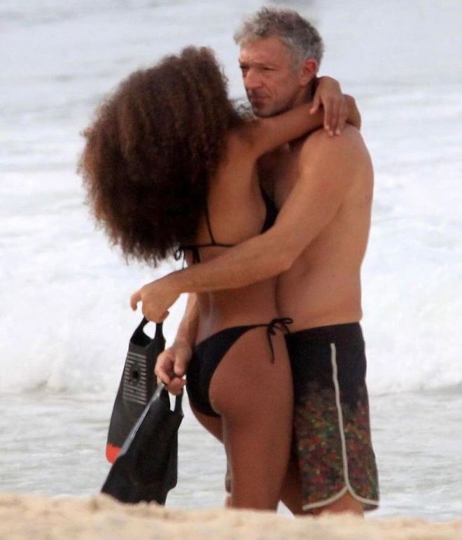 Венсан Кассель и Тина Кунаки