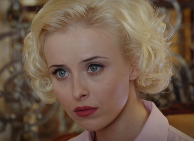 Анна Сагайдачная на съёмках сериала "Красная королева"