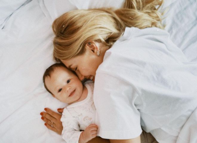 Даша Квиткова с сыном Львом