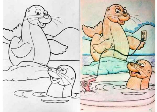 Когда папу оставили дома с ребенком