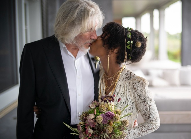 Роджер Уотерс з дружиною Каміллою