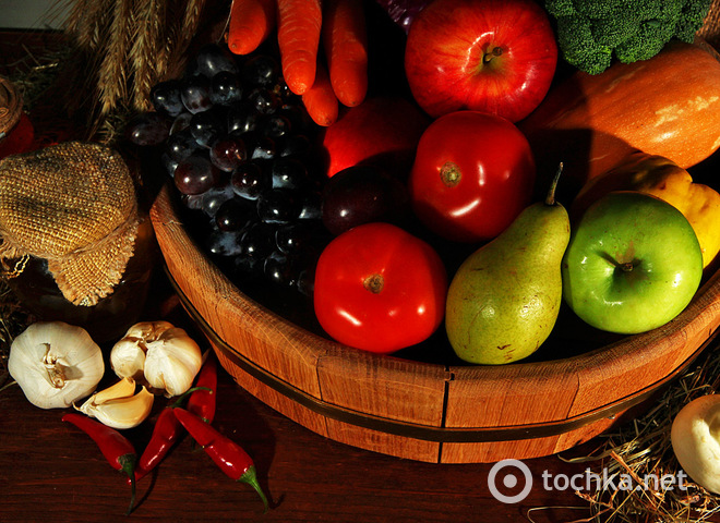 Урожай, поделки из овощей и фруктов.