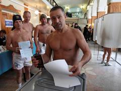 Голое голосование в Барнауле