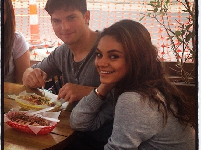 Мила Кунис, Эштон Катчер